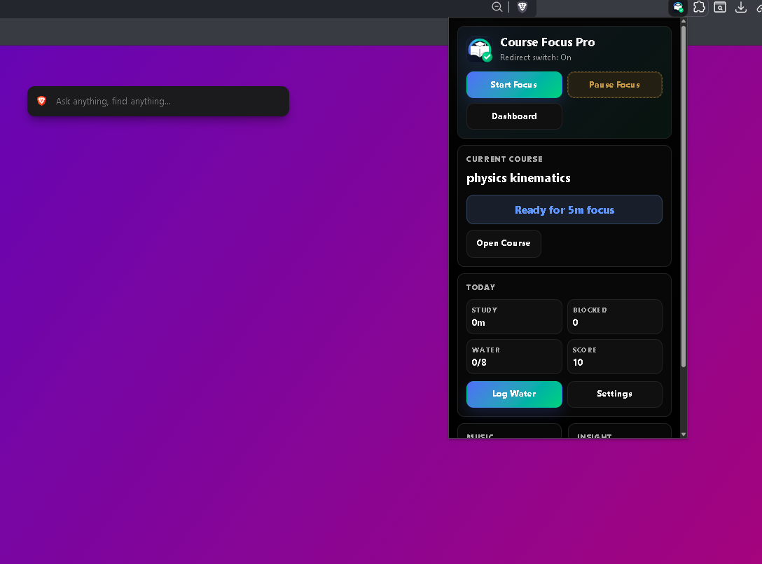 Chrome extension popup